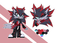 [Sold] Sonic Adopts black fox.