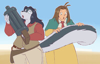 Commission by GoatTrain: Comparing notes