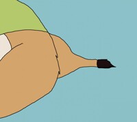 Cody the Gazelle's butt