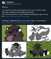 Silly doodle commissions open!