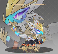 [Sold] Adopt Pokefusion Jangmo-o+Solgaleo.