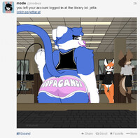 left your computer logged in (collab with modeus)