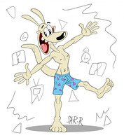 Boxer with rockomodernlife design