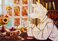 Fall Cozy Tea YCH (OPEN)