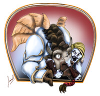 Tauren With Undead Friend