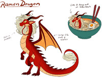 Ramen Dragon - Adoptable SOLD