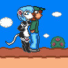 Madam Merry and Her Human Friend (Sprited)