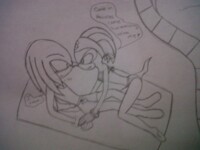 OLD ART_Knuckles and Shade go swimming [UPDATE]