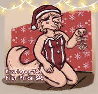 Mistletoe Christmas YCH 2 🎄❄️