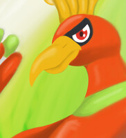 Ho-Oh Painting