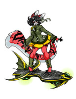 Tilven on a Hover Board