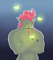 Toarakk and butterflies (World of Warcraft)