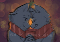 Mistletoe Couple Christmas YCH (OPEN)