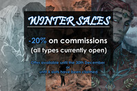 Winter Sales - 20% off on commissions
