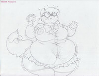 ambrosia fox weight gain sketch 3