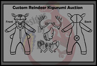 Custom Reindeer Kigurumi Auction