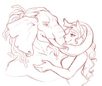 Sketch - Allie and Kwame