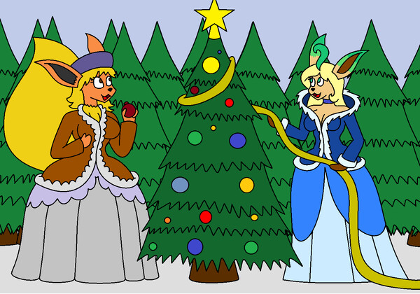 Friendly Tree Decorating By Bioblood Fur Affinity dot Net friendly-tree-decorating-by-bioblood-fur-affinity-dot-net