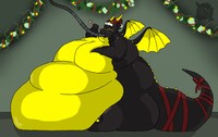 What a lovely way to spend Christmas (shirtless)