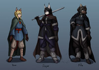 Sketches: DN - Winter Outfits