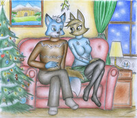 Marcus and Chloe Christmas Eve