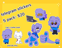 Custom Telegram Stickers 5 Pack