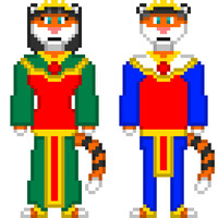 Rani Vyaghrini and Rajah Rama (OCs)