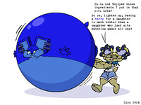 Hexa berried by her Mum!