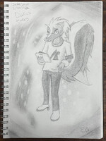 Darius Halley in pencil