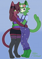 Couple hug