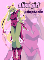 Alien girl adoptable
