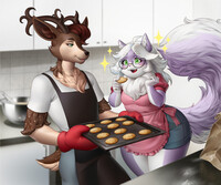 [commission] baking cookies