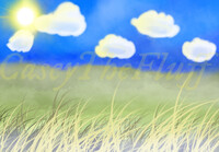 Unfinished background for upcoming drawing