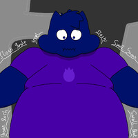Fat Fruit Character #3: Blueberry inflation