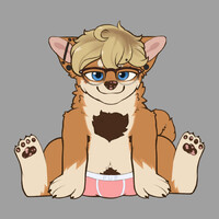 sittim pup in undies by Maizena