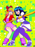 Patreon Comm - Princesses Tug of War