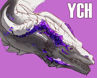 DRAGON YCH closed [amethyst]