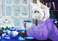 Cozy Tea YCH - Peanut