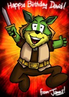 Rufus Coming At You by James Eatock