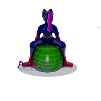 Scarlet On A Ball