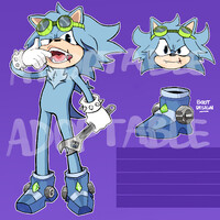 sonic-style fursona ADOPTABLE Auction