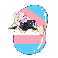Trans Pride Sheep Egg