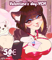 REOPENED YCH Valentine's day