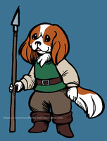 Town guard dog