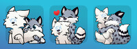 New YCH stickers for Kiran