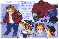 Ref Sheet For Joshua (my Fursona)