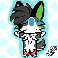 Electro Paw the wolf