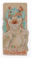 Hassock Toned Badge