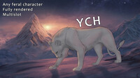 Closed/ YCH: Deep Snow, Deep Thoughts