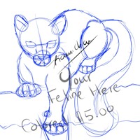 Feline Pose For Sale